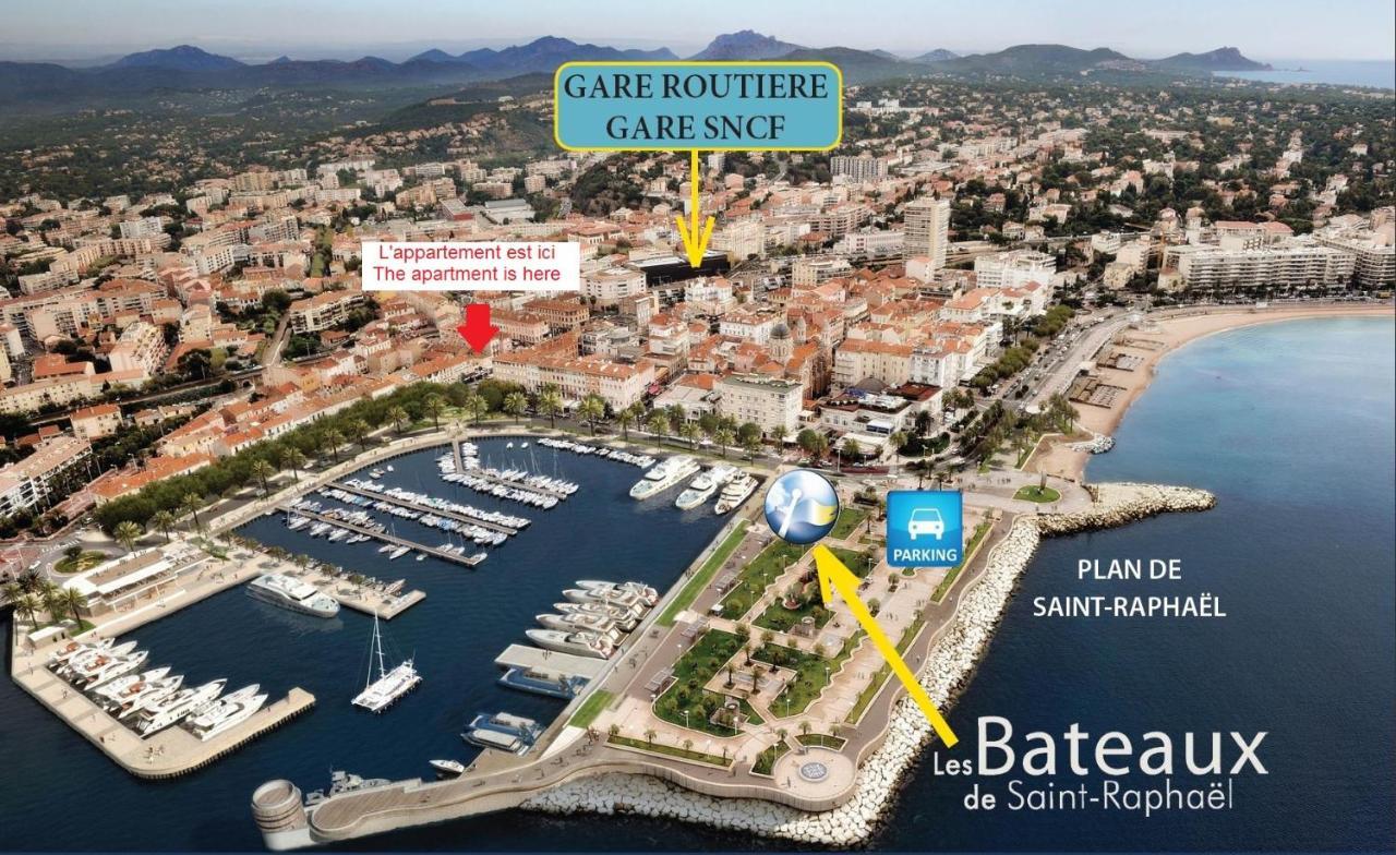 Appartement 2 Neuf Sur Le Port A Cote De La Plage Saint-Raphaël Dış mekan fotoğraf